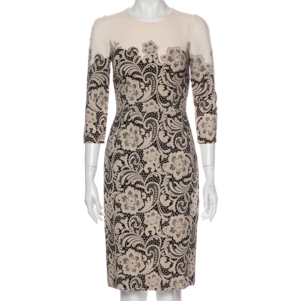 DOLCE & GABBANA Lace Pattern Dress Size 0